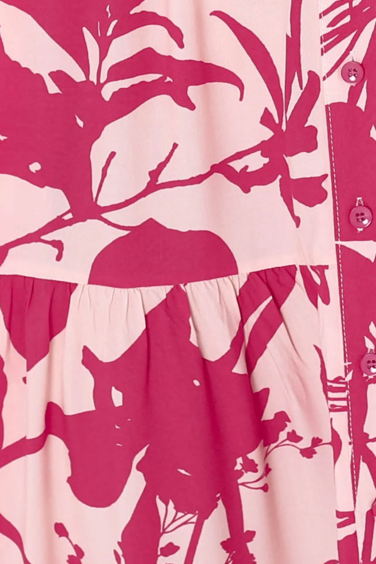 Acelle Midi Dress - Sleeveless Bermuda Collar Button Down Dress in Patty Print Pink>Salty Crush Sale