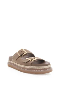 Alder Sandals - Fawn Suede>BILLINI New