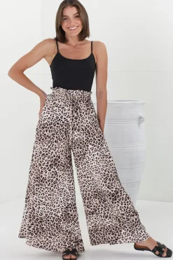 Archer Pants - High Waisted Wide Leg Pants in Tatum Print><noscript><img width=