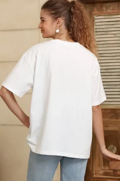 Arion T-Shirt - Crew Neck Relaxed Fit Graphic Tee in Sylas Print><noscript><img width=