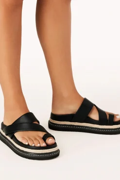 Armas Slides - Platform Slides in Black><noscript><img width=