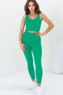 Axel Leggings - High Waisted Full Length Leggings in Verdant><noscript><img width=