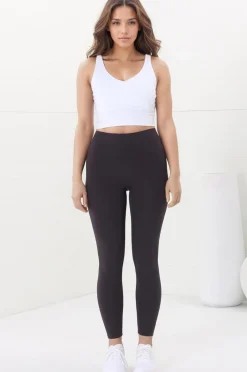 Axel Leggings - High Waisted Full Length Leggings in Dark Carbon Ash><noscript><img width=