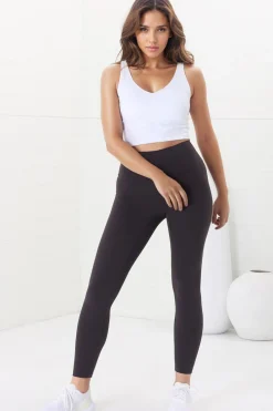 Axel Leggings - High Waisted Full Length Leggings in Dark Carbon Ash><noscript><img width=