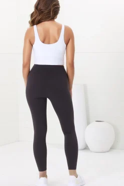Axel Leggings - High Waisted Full Length Leggings in Dark Carbon Ash><noscript><img width=