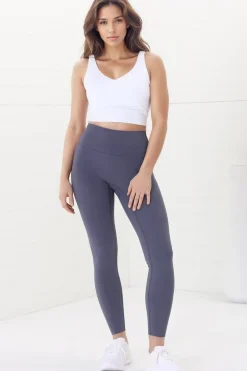 Axel Leggings - High Waisted Full Length Leggings in Lilac Grey><noscript><img width=