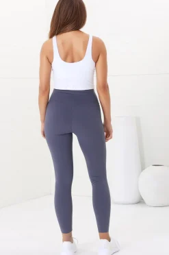 Axel Leggings - High Waisted Full Length Leggings in Lilac Grey><noscript><img width=