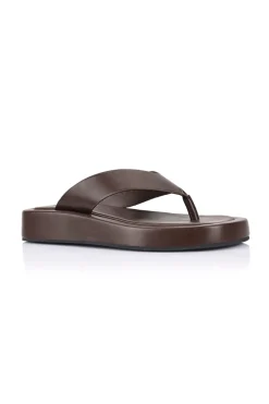 Bouncer II Flatform Thongs - Chocolate Brown>Verali Discount