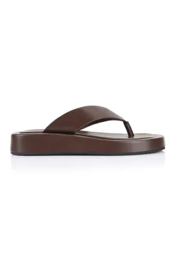 Bouncer II Flatform Thongs - Chocolate Brown><noscript><img width=