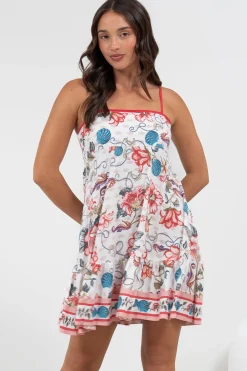 Essie Mini Dress - Sun Dress With Shirred Back In Safia Print><noscript><img width=