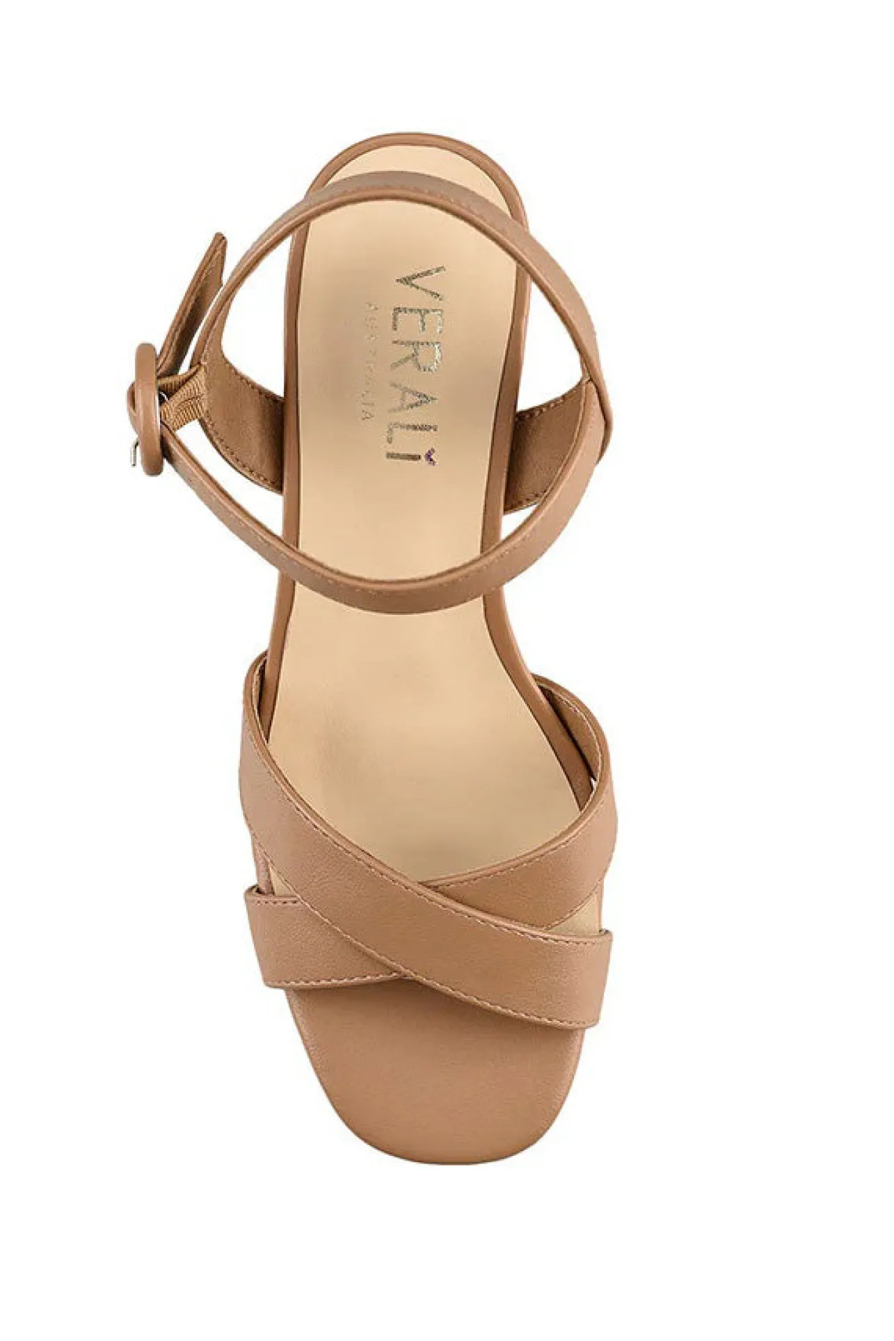 Heppell Platform Heels - Dark Camel Smooth>Verali New