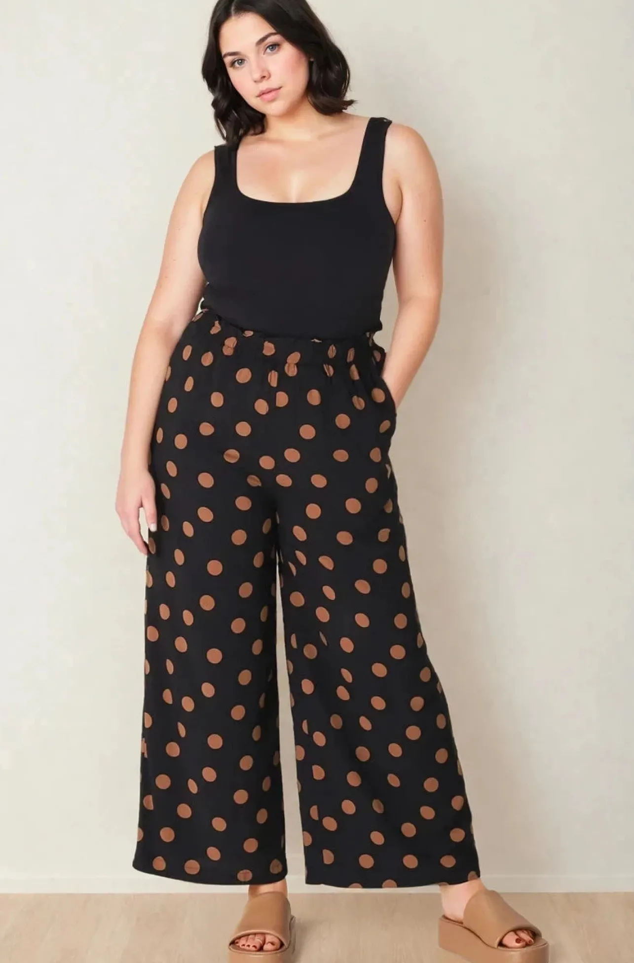 Mahony Pants - Paper Bag High Waisted Pants with Pockets>Salty Crush Outlet