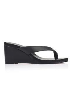 Polly Thong Wedges - Black><noscript><img width=
