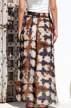 Rueben Pants - High Waisted Lined Wide Leg Pants with Pockets in Otis Print><noscript><img width=