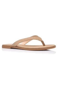 Sascha Casual Thongs - Taupe Micro>Verali Clearance