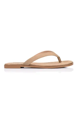 Sascha Casual Thongs - Taupe Micro><noscript><img width=
