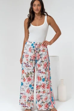 Tarin Pants - High Waisted Wide Leg Pants in Safia Print><noscript><img width=